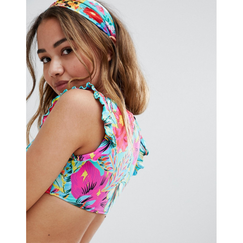 Seafolly Tropical Tie Front...