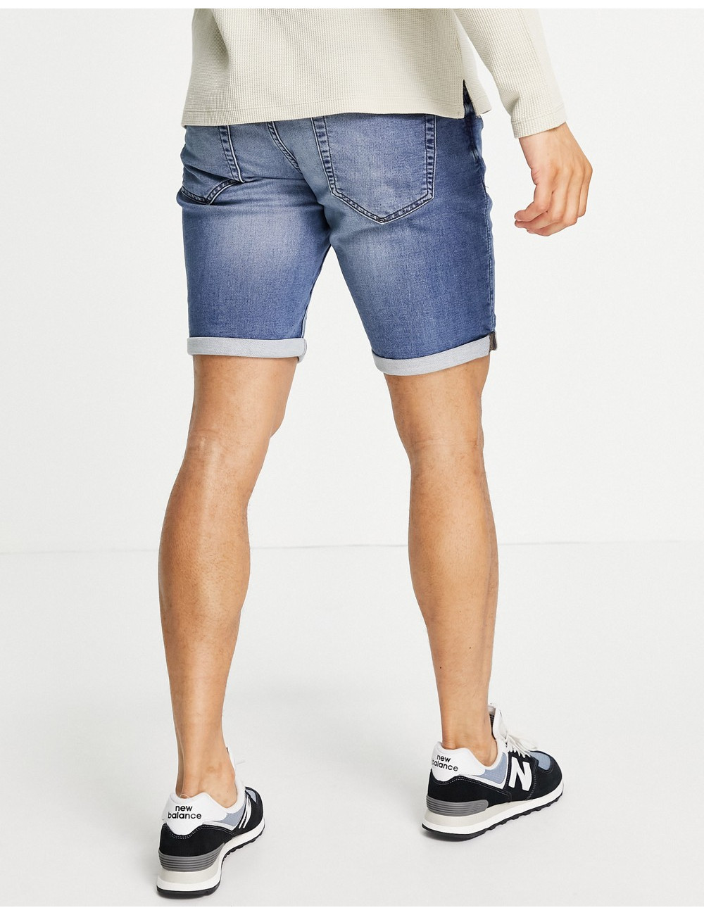 Only & Sons denim shorts in...
