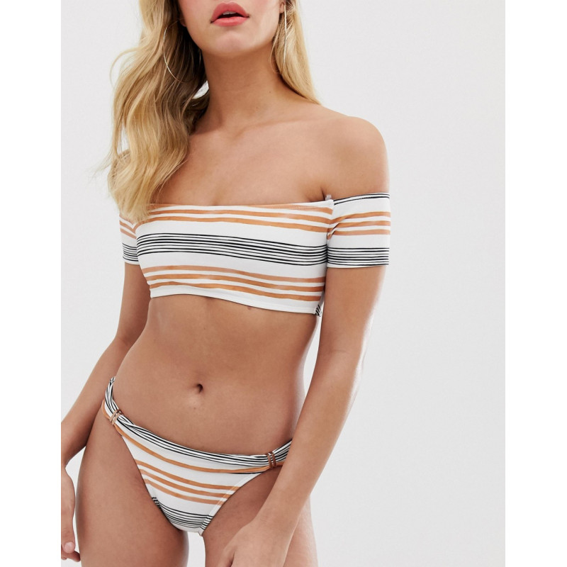 Vix stripe hipster bikini...