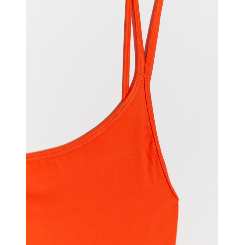 Weekday River swimsuit in red