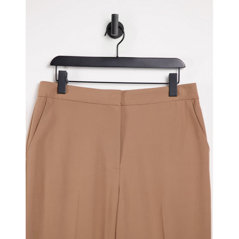 Topshop suit trousers in camel