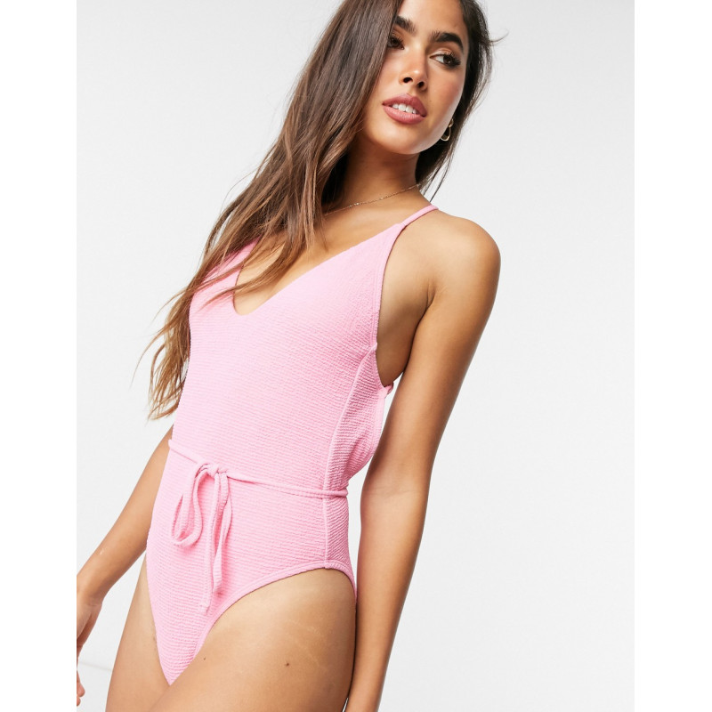 Topshop crinkle one piece...