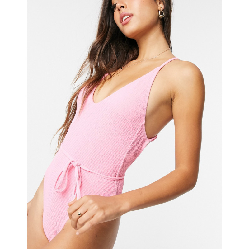 Topshop crinkle one piece...