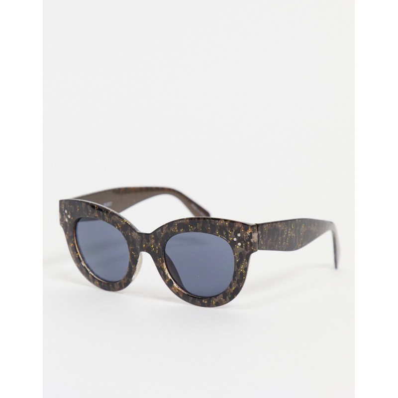 Object cateye sunglasses in...