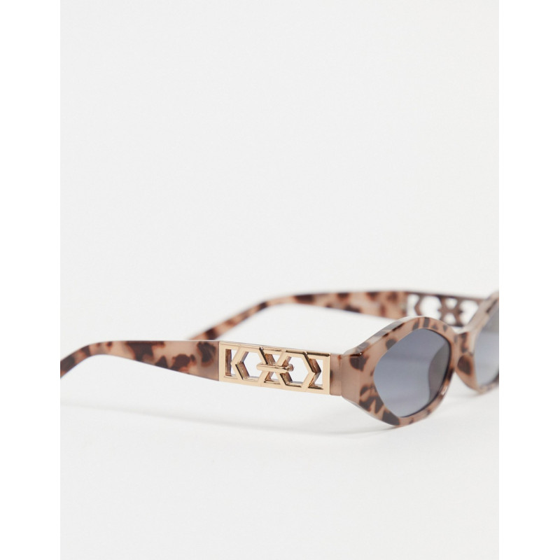 Topshop Tort Angular Oval...