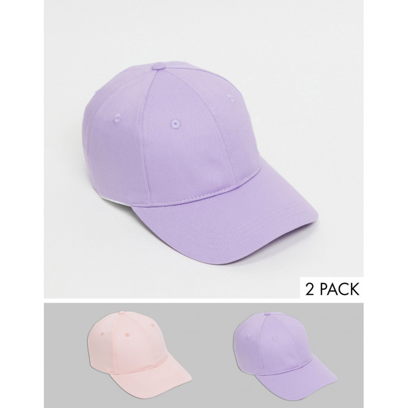 SVNX 2 pack caps in pink...