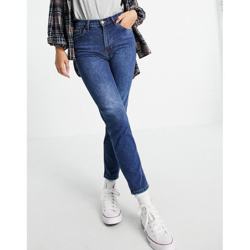 Mango cropped mom jeans in...