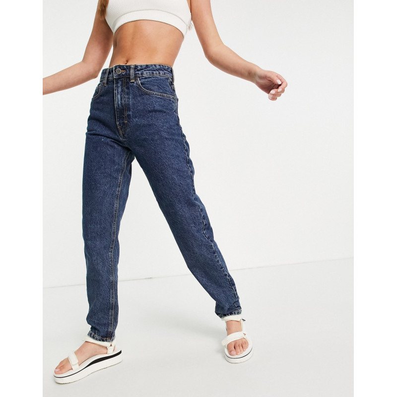Waven mom jeans in washed...