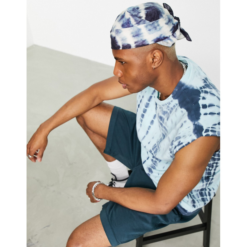 ASOS DESIGN bandana in blue...