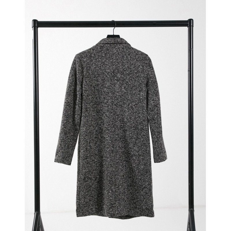 QED London formal coat in grey
