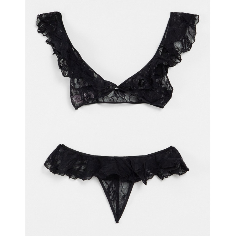 Leg Avenue ruffle lingerie...