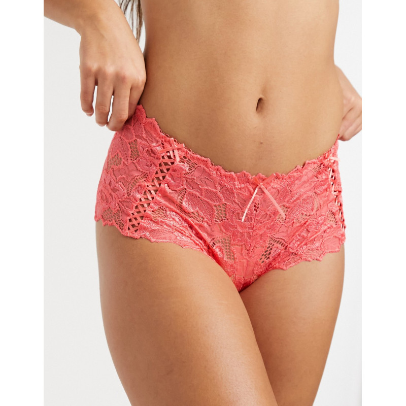 Lepel fiore short in coral