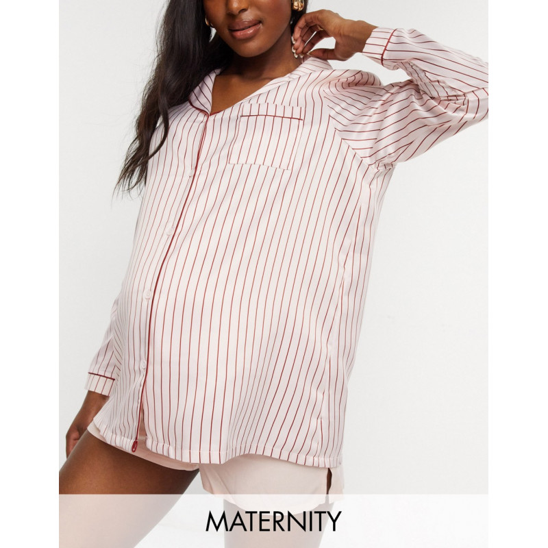 Loungeable Maternity Satin...