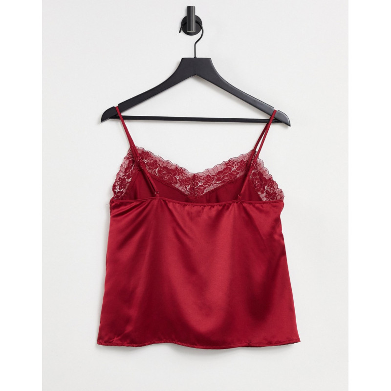 Loungeable satin lace cami...