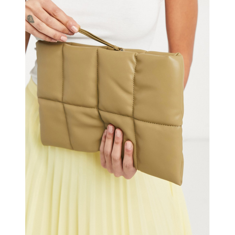 Mango quilted pillow clutch...