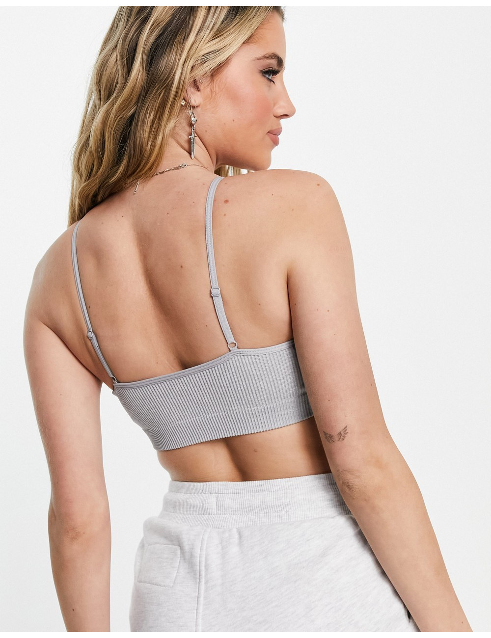 Topshop seamless padded...