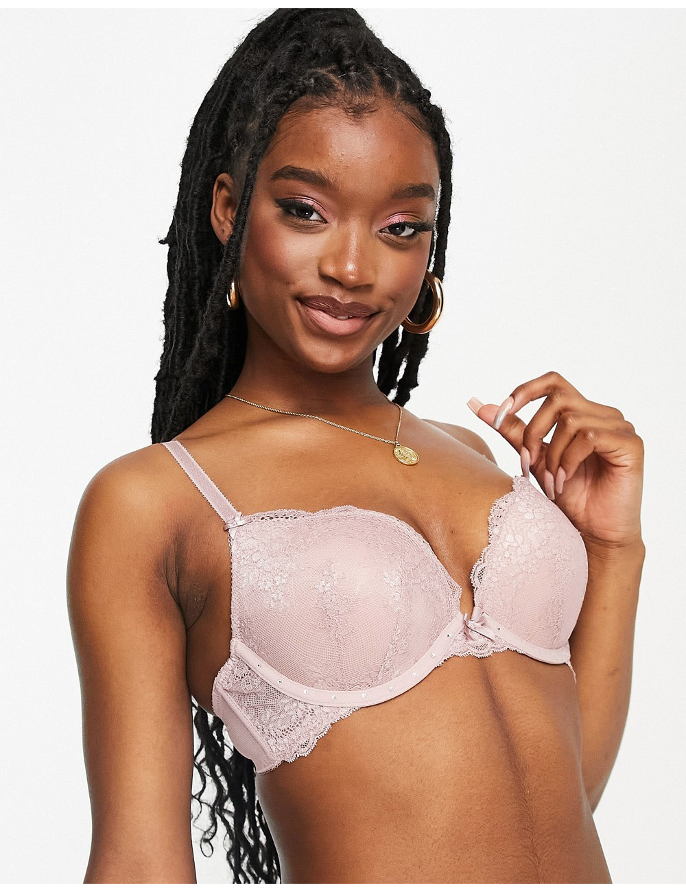 New Look push up bra in lilac