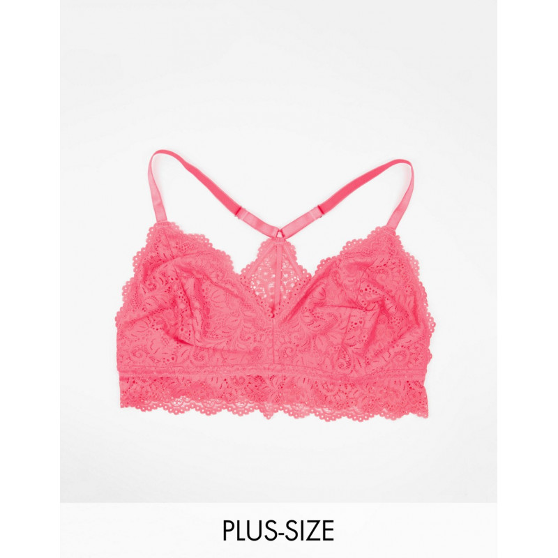 City Chic Lace bralette in...