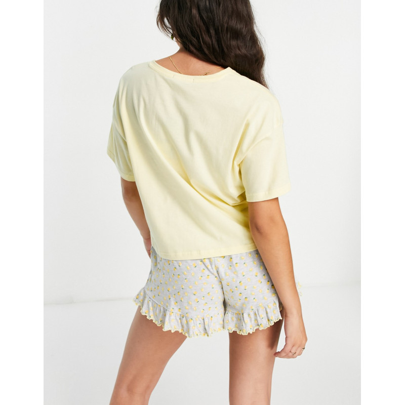 New Look lemon print pyjama...