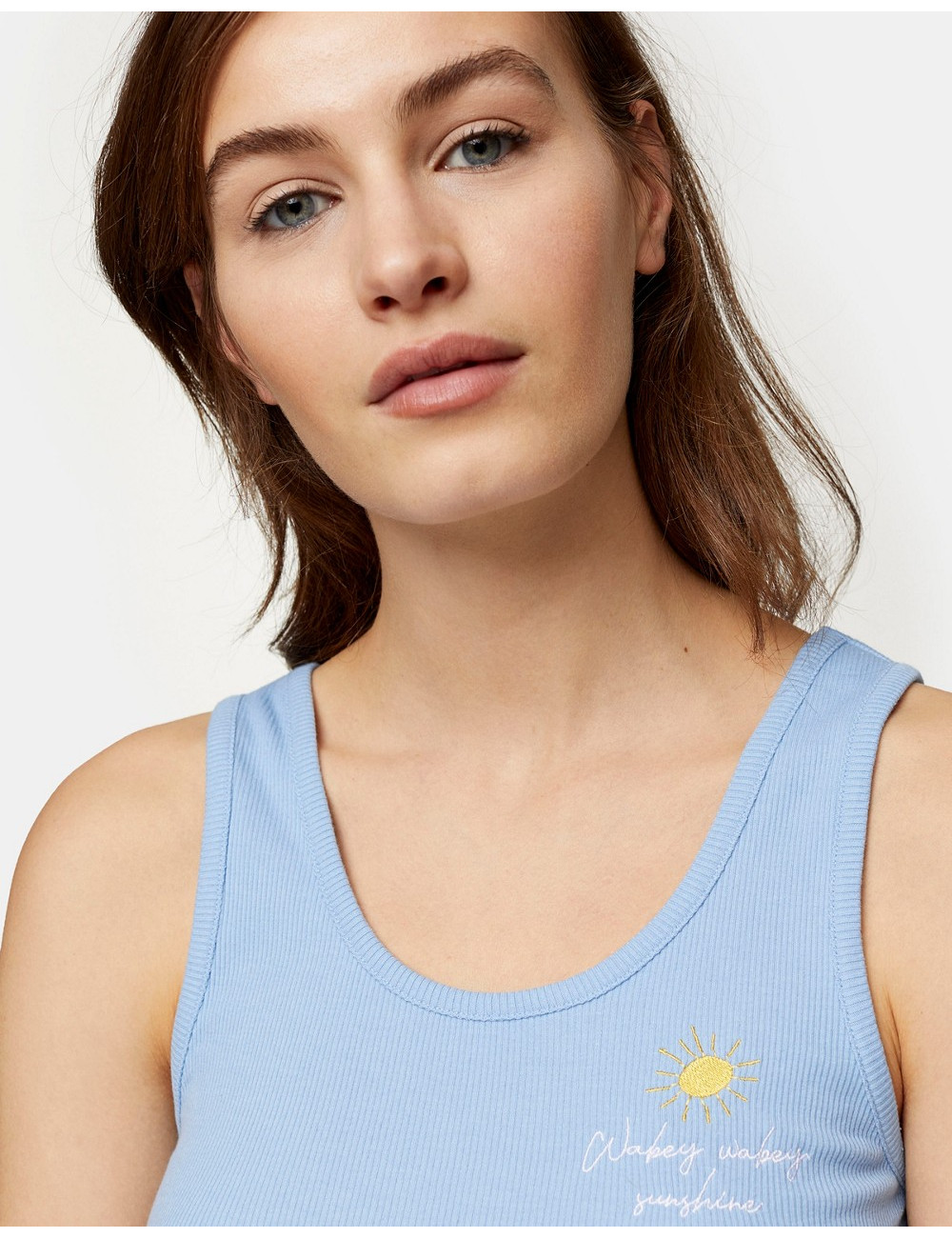 Topshop 'wakey' vest and...