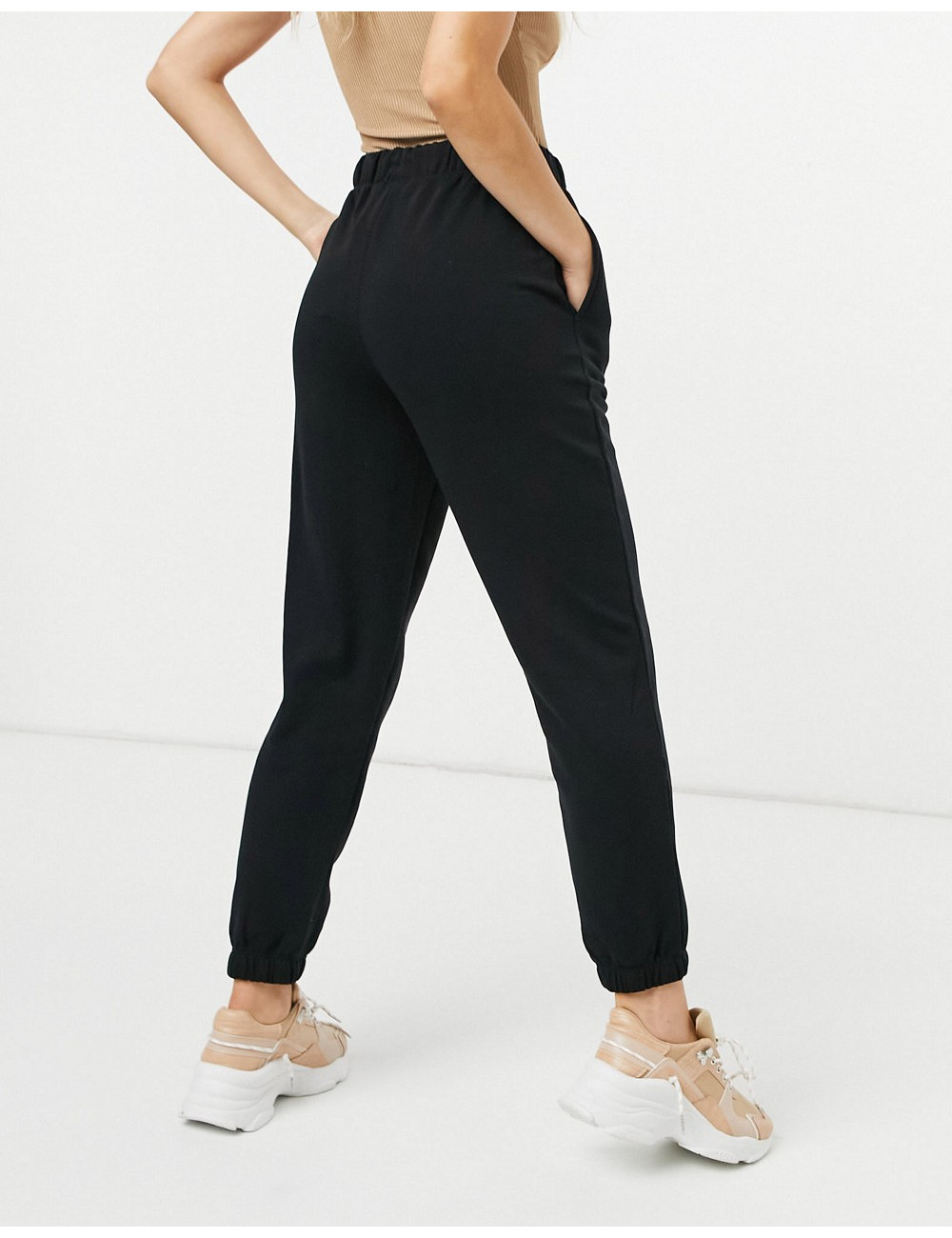 Only sweat pant in black