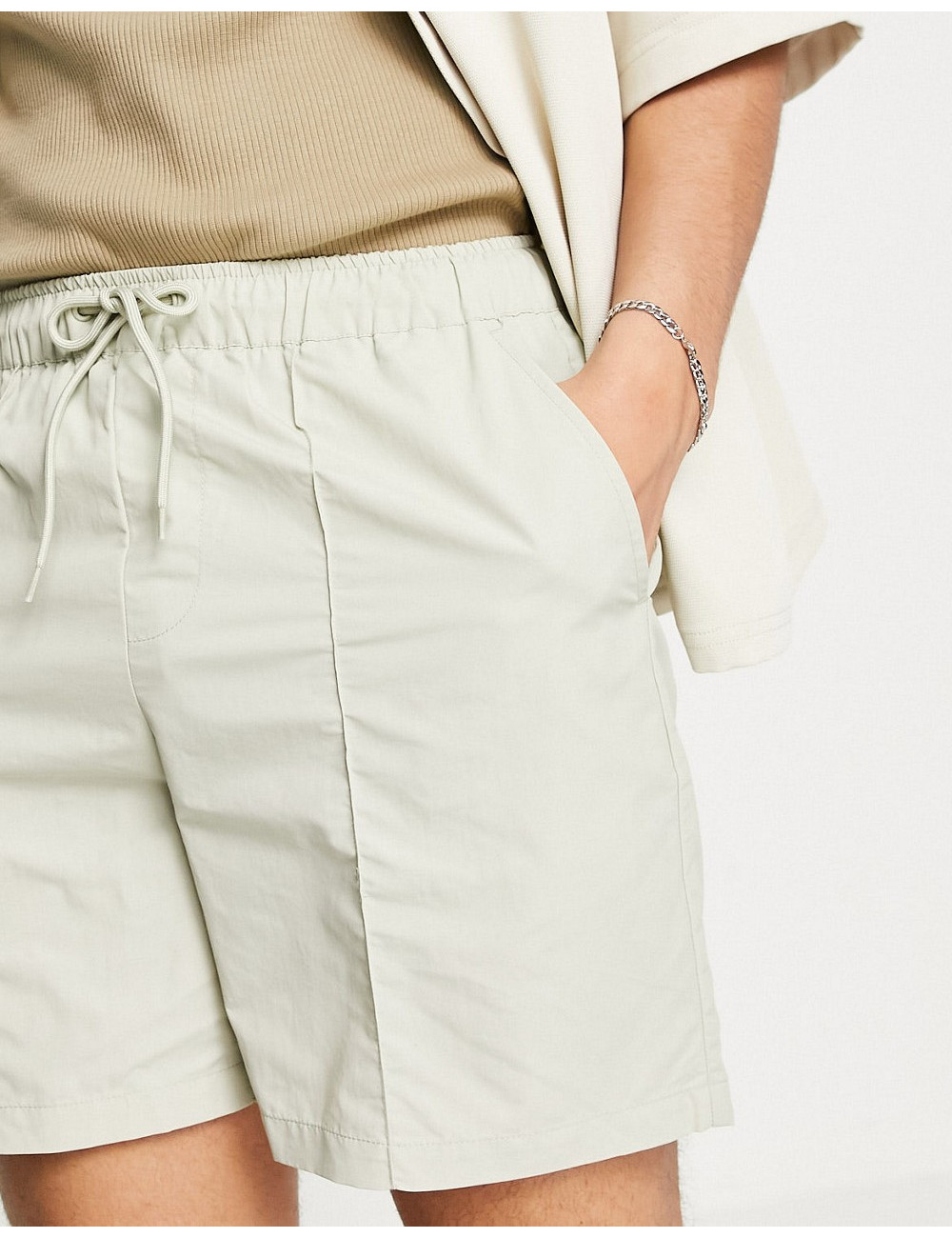 COLLUSION nylon shorts