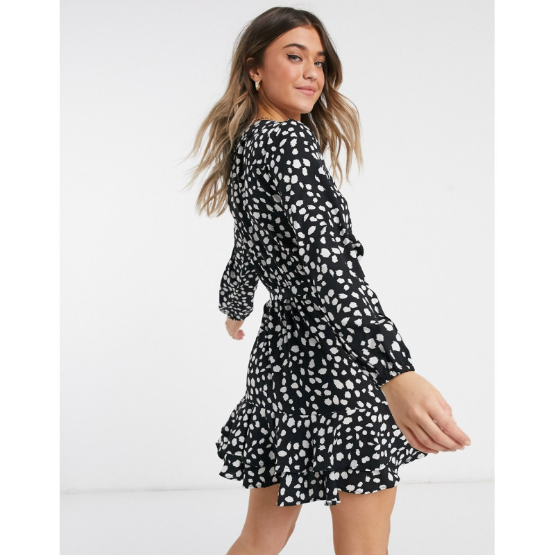 Influence wrap dress in...