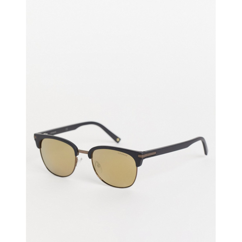Polaroid gold lens sunglasses