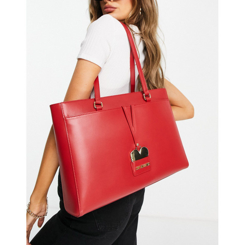 Love Moschino tote bag in red