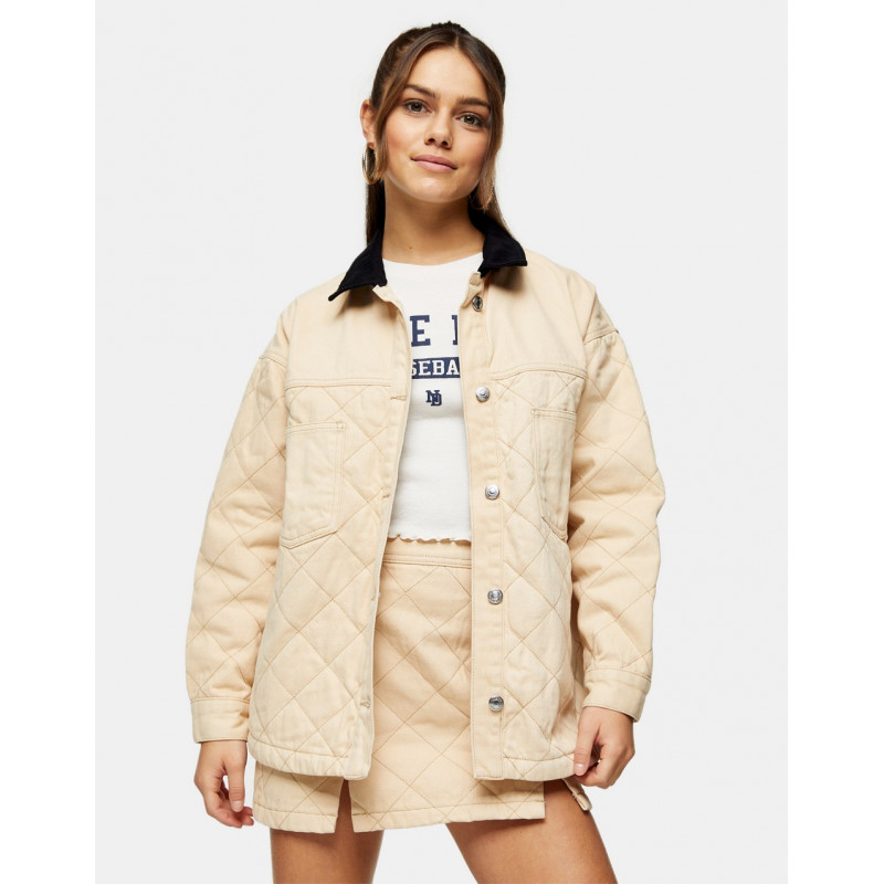Topshop Petite quilted...