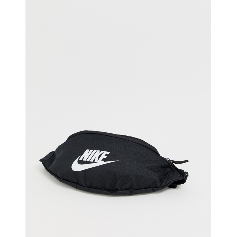 Nike black and white bumbag