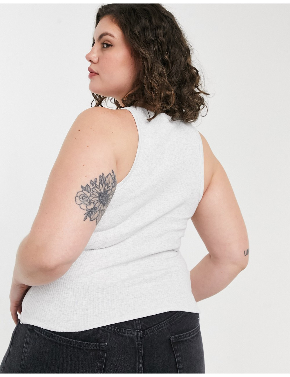 Cotton:On Curve tank top in...