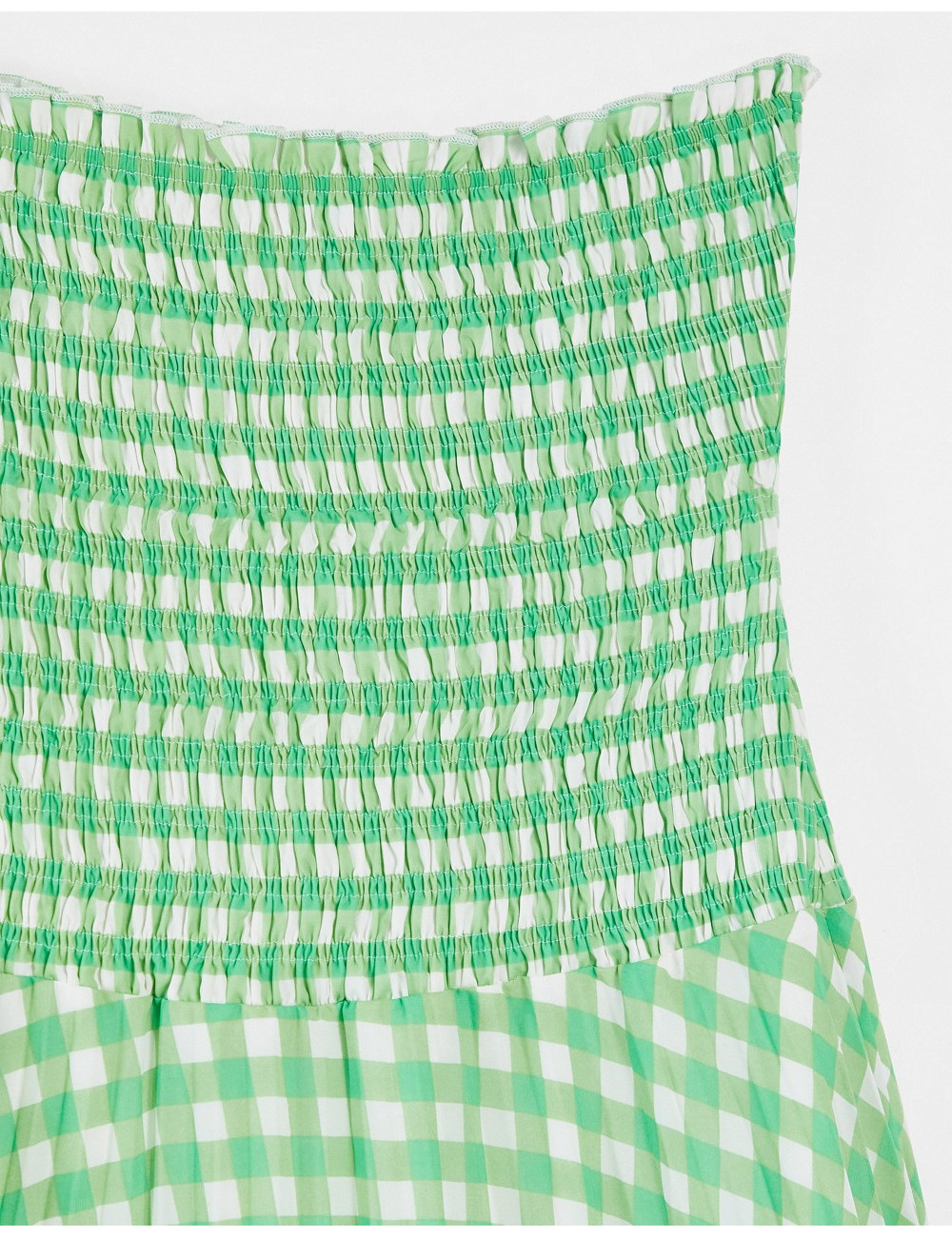 ASOS DESIGN bandeau pleated...