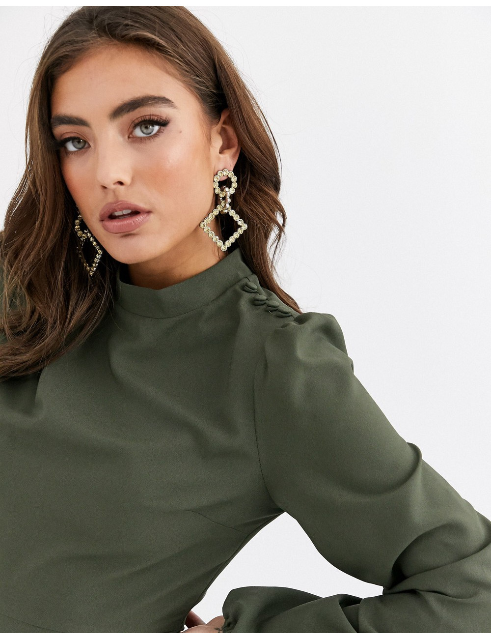 ASOS DESIGN high neck mini...