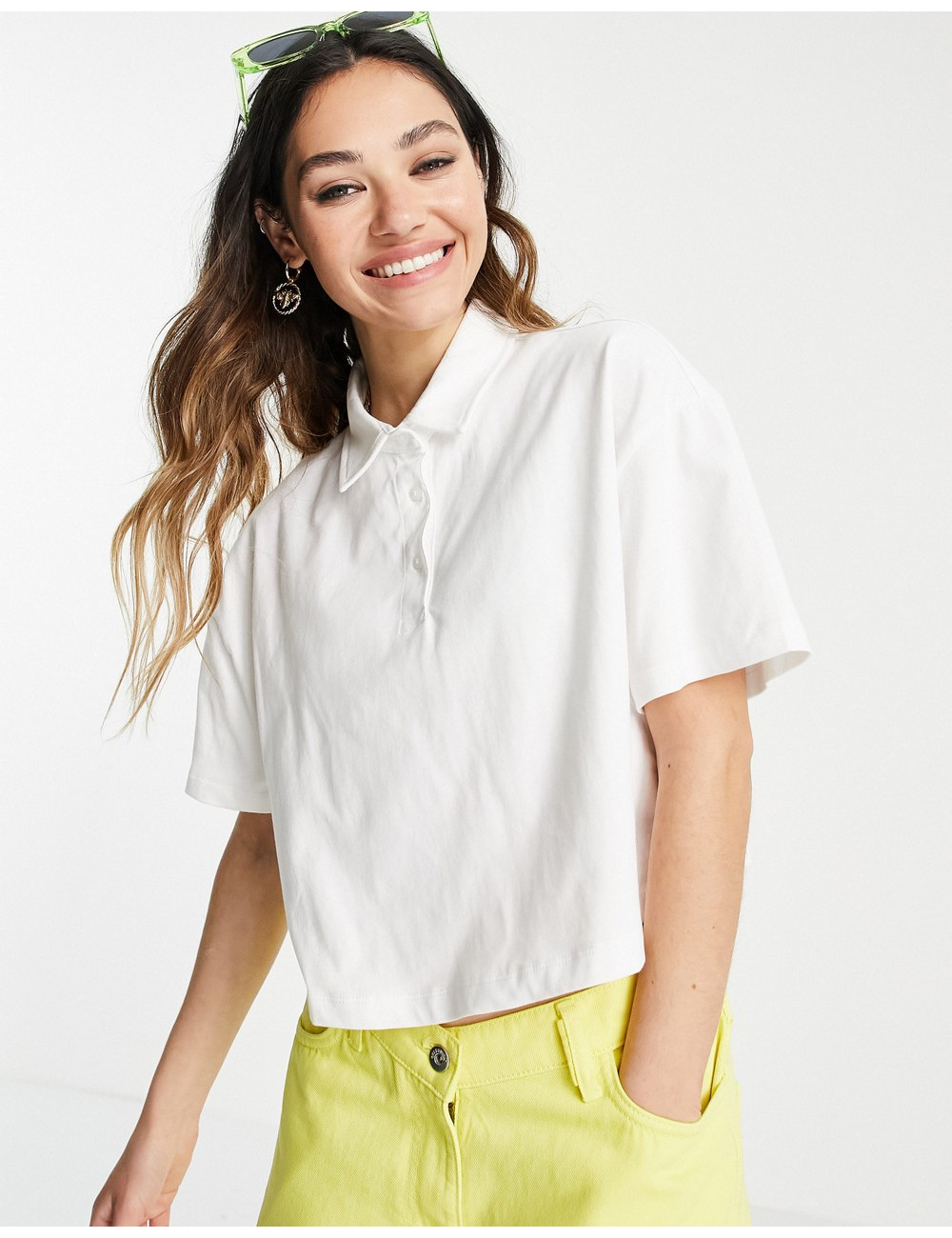 ASOS DESIGN cropped boxy...