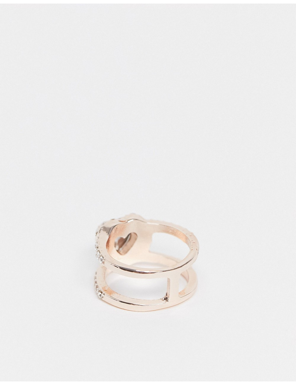 ASOS DESIGN ring with heart...