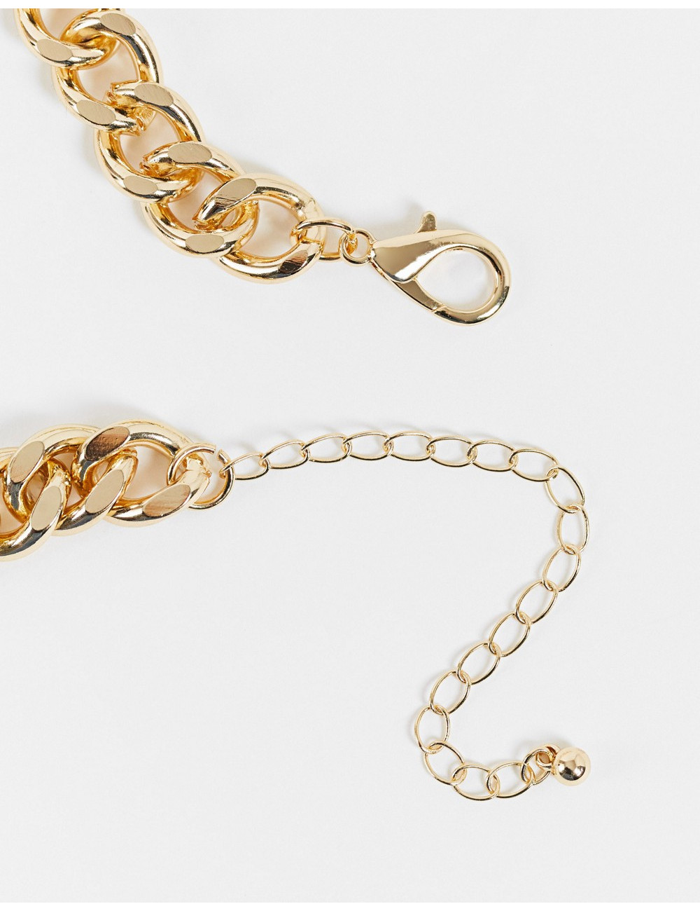 Topshop baby choker in gold