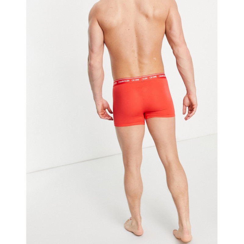 CK One trunks in red