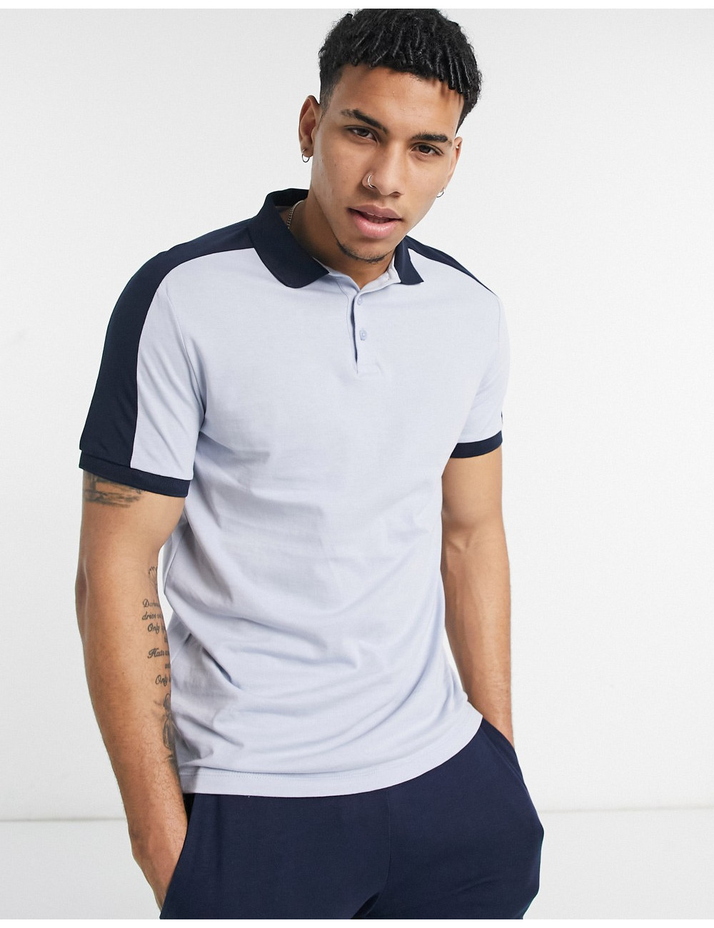 ASOS DESIGN organic polo...