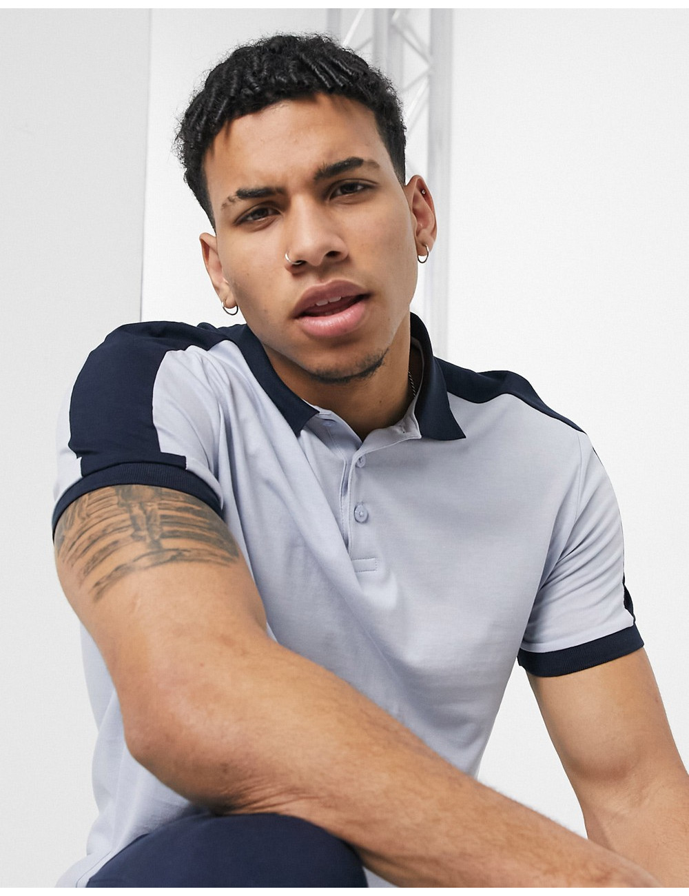 ASOS DESIGN organic polo...