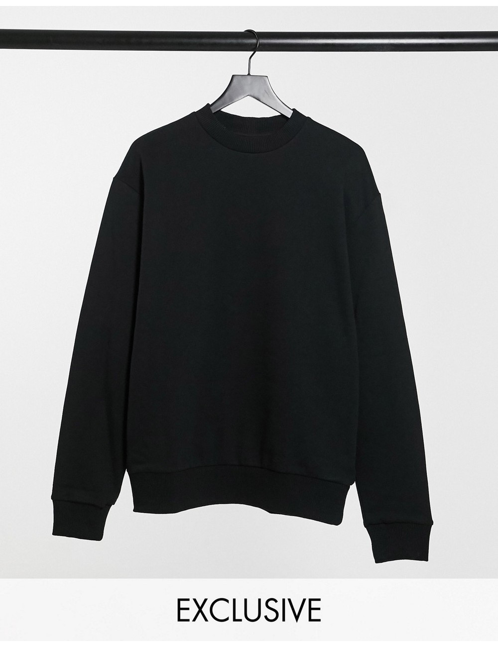 COLLUSION sweatshirt in black