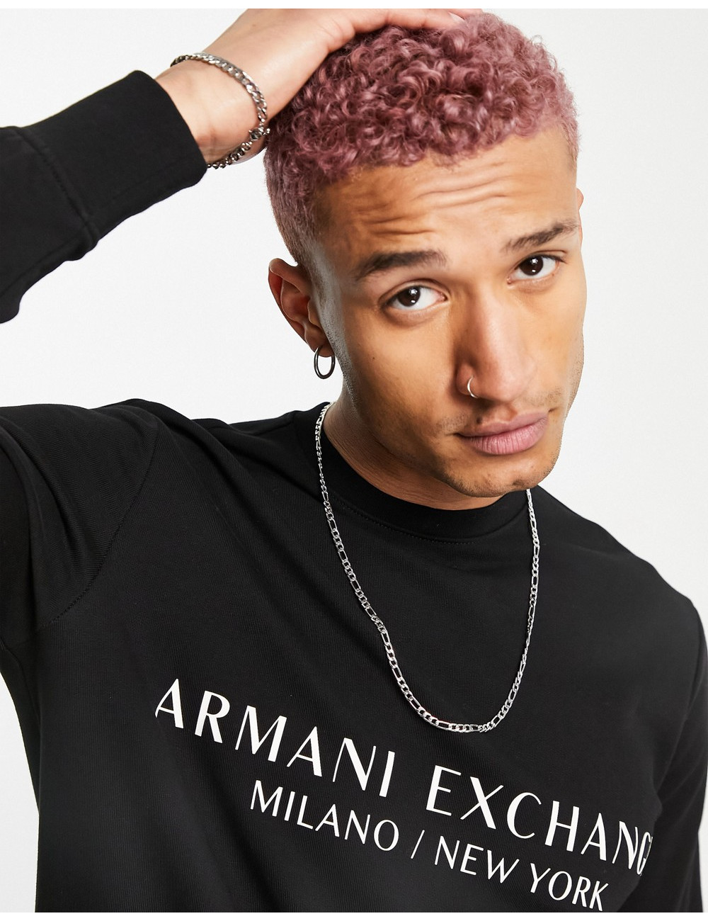 Armani Exchange text logo...