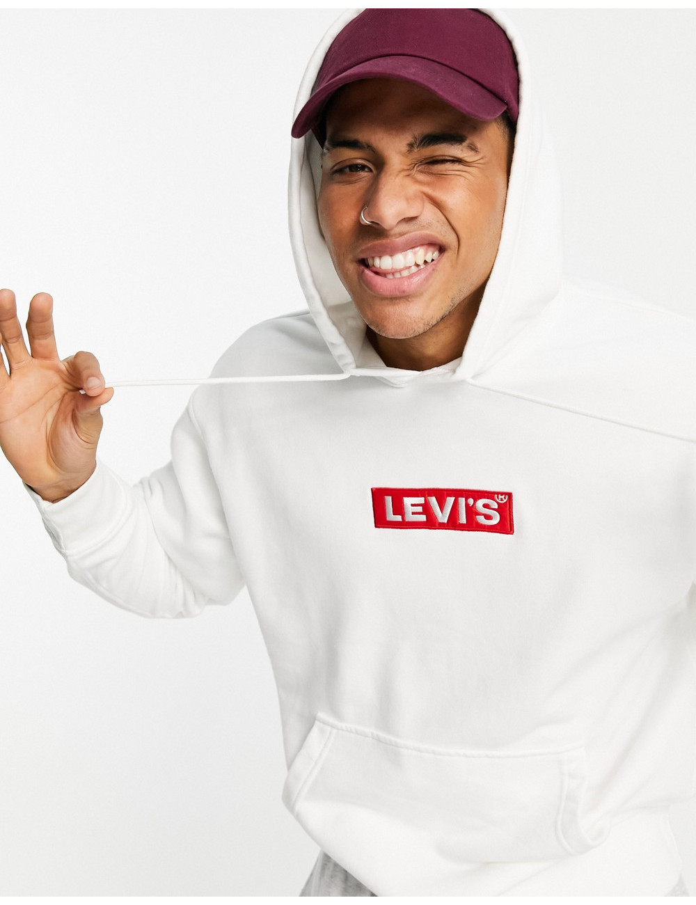 Levi's boxtab logo hoodie...