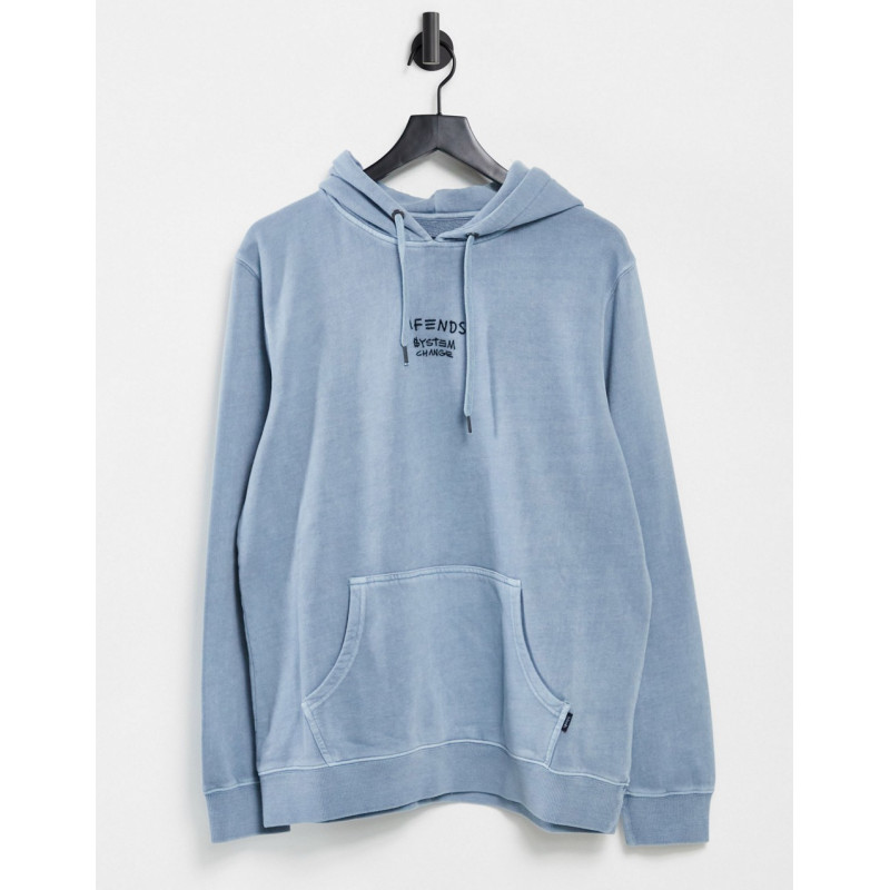Afends fight hoodie in blue