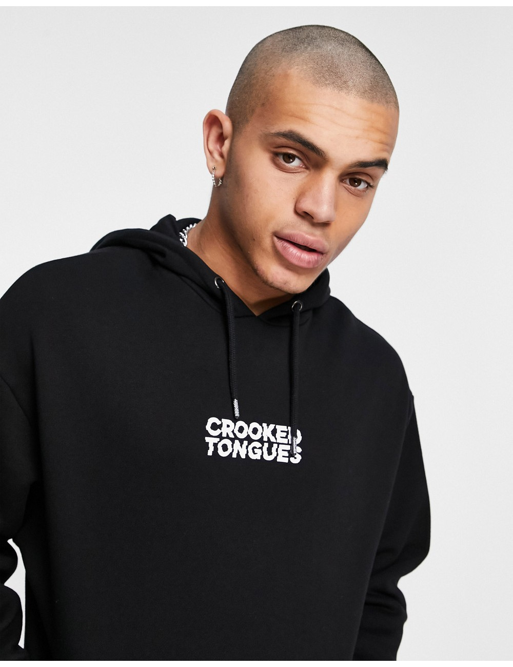 Crooked Tongues hoodie with...