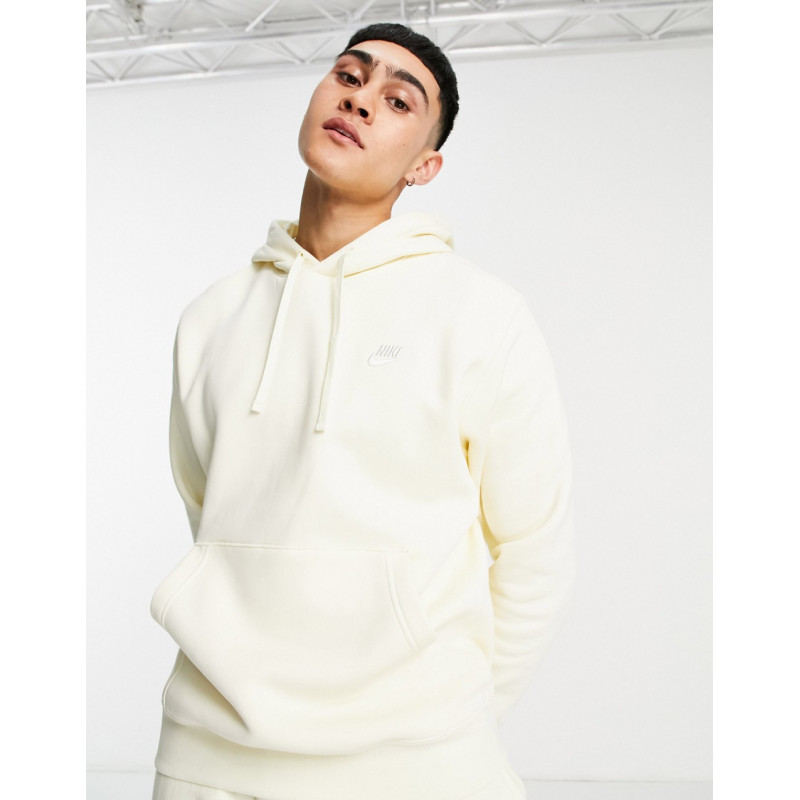 Nike Club hoodie in cream