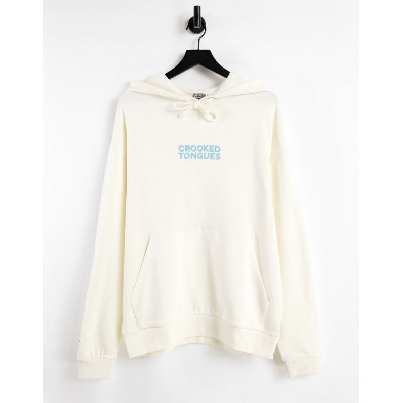 Crooked Tongues hoodie with...