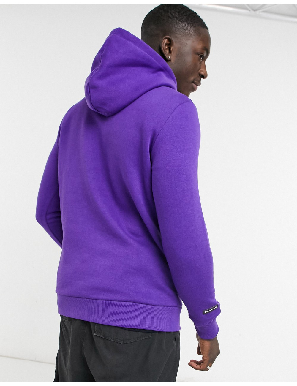 Bershka hoodie in purple