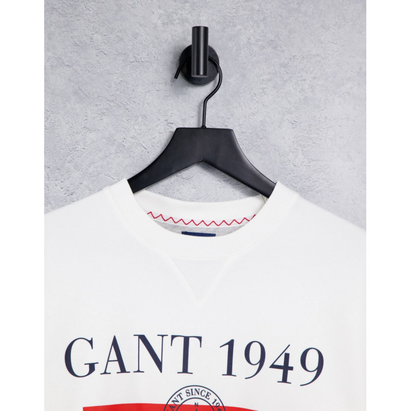 GANT logo sweatshirt with...