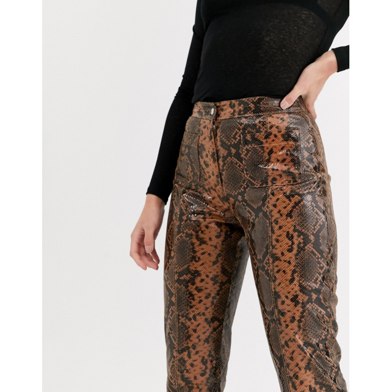 Topshop leather trousers...